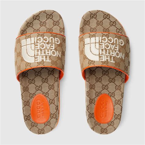 buy northface gucci|north face gucci slides.